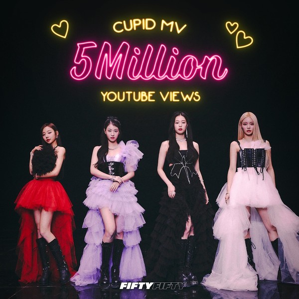 FIFTY FIFTY 'Cupid' MV - Romantic K-Pop Performance in Foreign